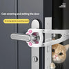 No-Drill Adjustable Cat Door Latch with Stabilizer