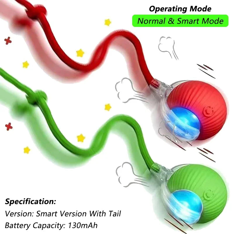 Automatic Interactive Rolling Cat Toy with Bird Sounds