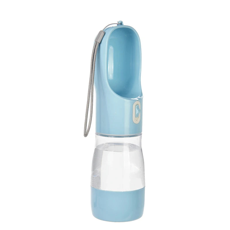 Portable 2-in-1 Dog Water Bottle and Food Dispenser