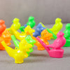 Colorful Bird & Dinosaur Water Whistles for Party Favors (10 Pack)