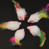 Interactive Plush Cat Toy with Feather Teaser