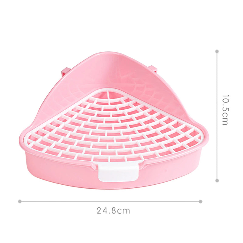 Rabbit Litter Tray Corner Toilet for Small Pets