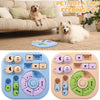 Interactive Dog Puzzle Toy with Non-Slip Base for Mental Stimulation and Slow Feeding