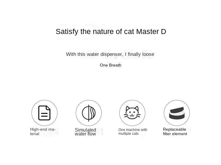 1.2L Automatic Pet Water Fountain