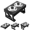 Soporte Elevado para Cuencos de Perro con Altura Ajustable