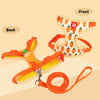 Strawberry Print Dog Harness and Leash Set