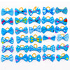 Pet Hair Bows with Rubber Bands - Assorted Styles for Small Dogs and Cats