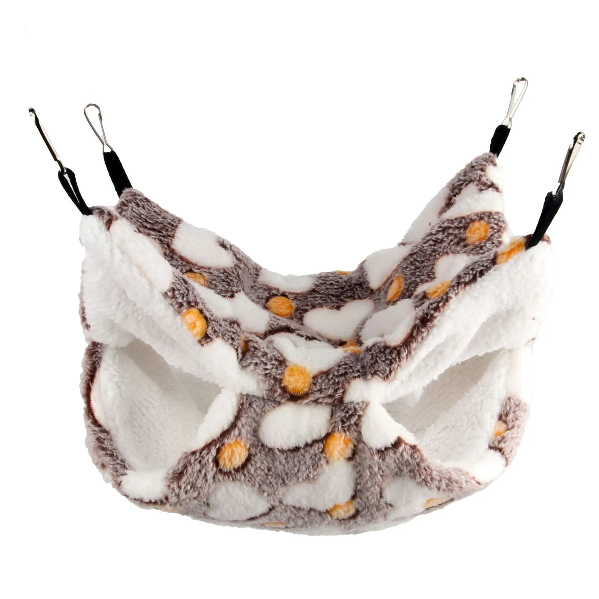 Double Layer Fleece Hanging Hammock Bed for Small Pets