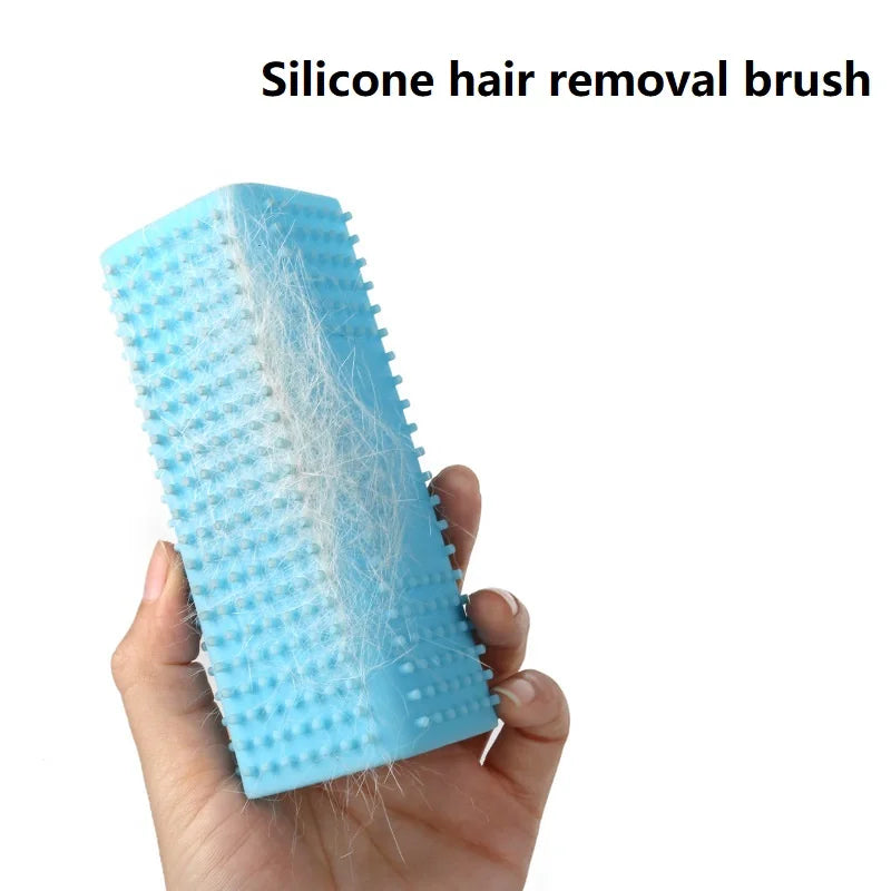 Silicone Pet Hair Removal Brush for Car & Home