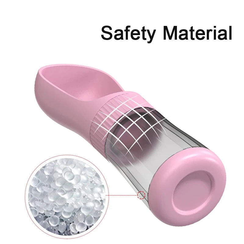 2-in-1 Portable Dog Water Bottle with Food Container
