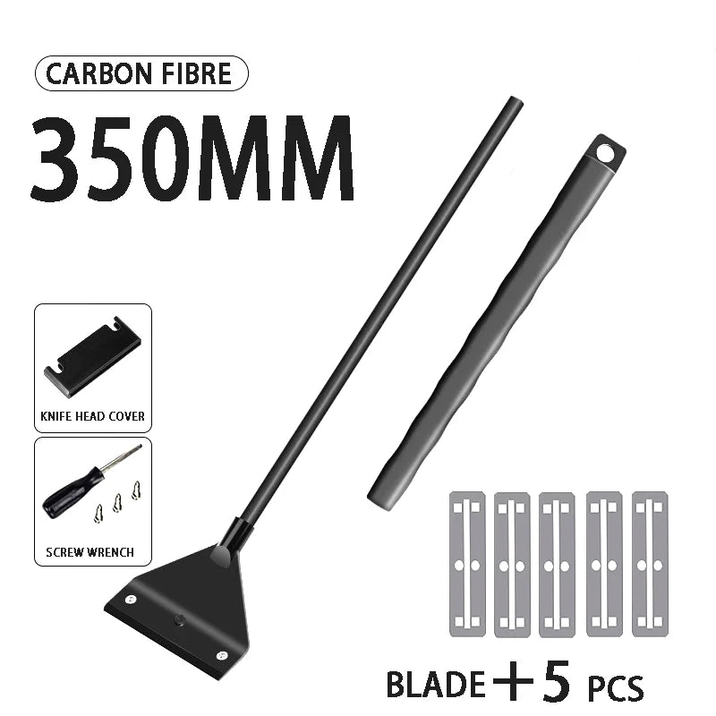 Racleur d'algues pour aquarium avec 5 lames de rechange