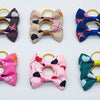 Pet Hair Bows with Elastic Bands (100-Pack)