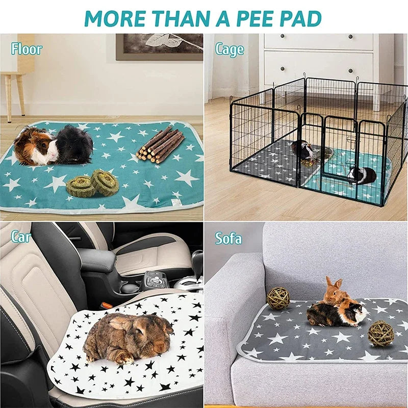 Reusable Absorbent Pee Pad for Small Pet Cages