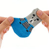 Non-Slip Cotton Pet Socks for Dogs & Cats (4-Pack)