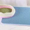 Double-Layer Waterproof Cat Litter Mat with Non-Slip Base