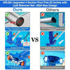 Pool Vacuum Cleaner with 4-Section Pole for Above Ground Pools & Spas