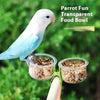 Clip-On Bird Feeder Cup for Parrot Food and Water