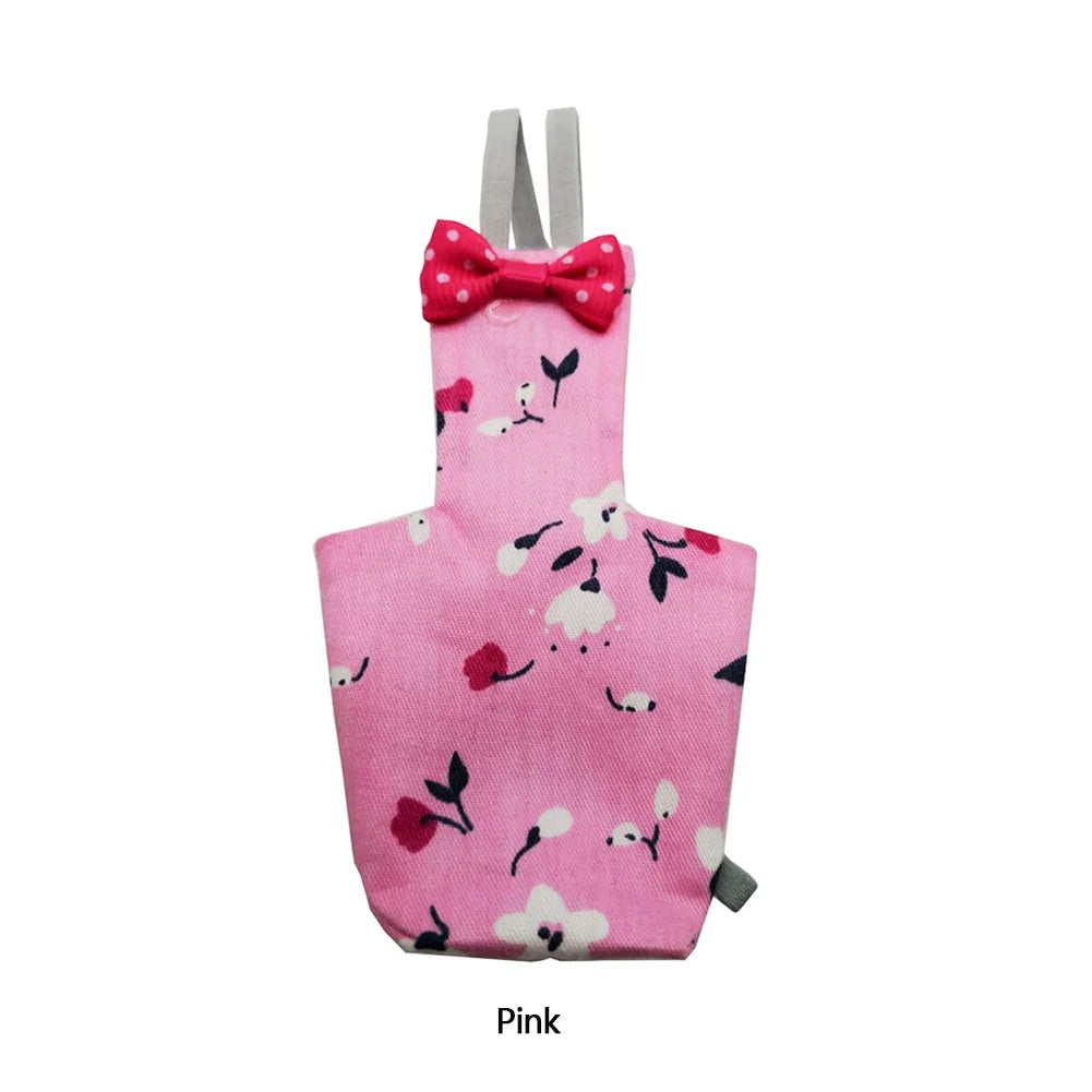 Pinker Papagei-Windelanzug mit Schleife für Vögel