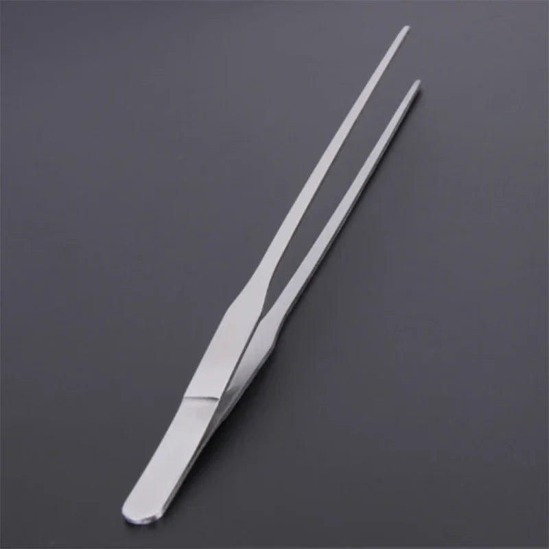 Precision Stainless Steel Aquarium Tweezers for Planting and Maintenance