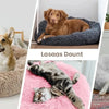 Cozy Plush Round Pet Bed for Dogs and Cats