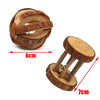 Natural Wooden Chew Toy Set for Small Pets – Guinea Pigs, Rabbits & Hamsters