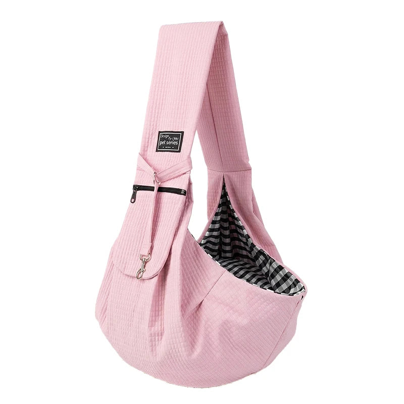 Breathable Crossbody Pet Carrier Bag for Small Dogs & Cats