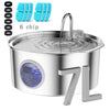 Ultra-Quiet 7L Stainless Steel Pet Water Fountain for Large Dogs & Cats