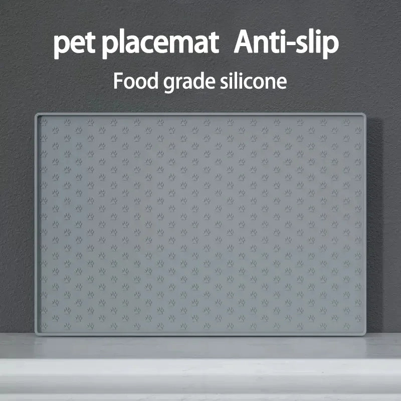 Alfombrilla de Silicona Impermeable para Alimentación de Mascotas