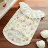 Lace Collar Dog Vest with D-Ring Summer Pet Shirt