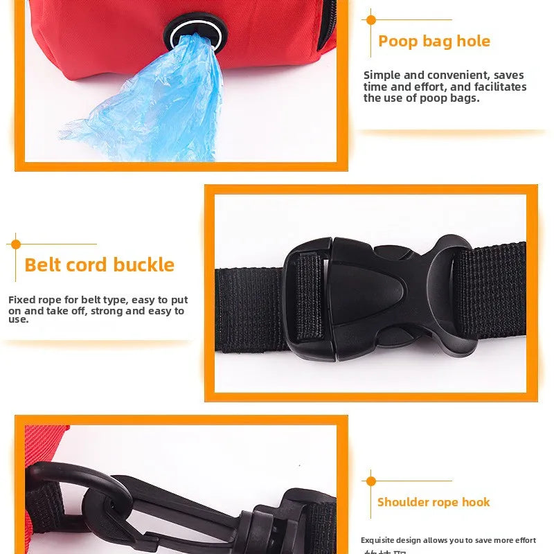 Dog Training Pouch Waist Bag with Treat Holder