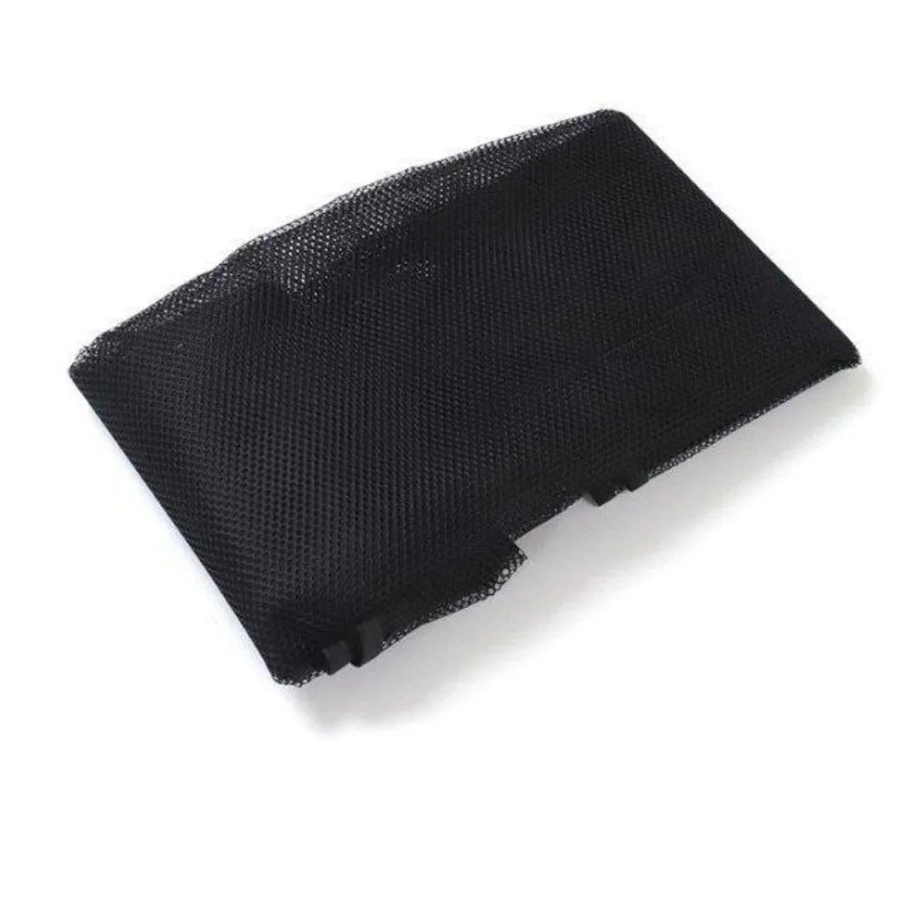 Black durable safety mesh designed for use on stairs and railings