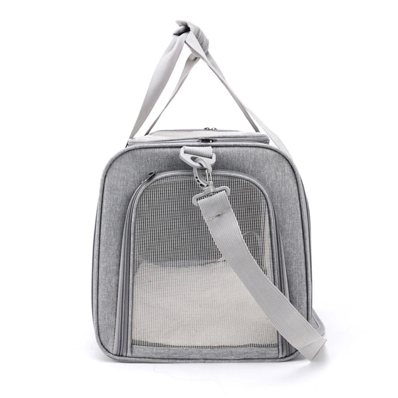 Transporteur pour animaux de compagnie souple et pliable pour chats & petits chiens