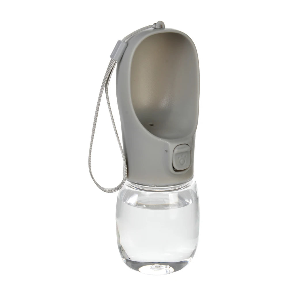 Portable Leakproof Dog Water Bottle with Built-In Drinking Bowl
