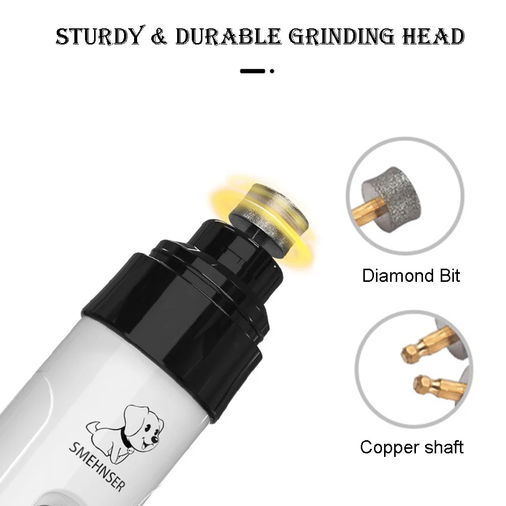 Electric Pet Nail Grinder for Dogs and Cats