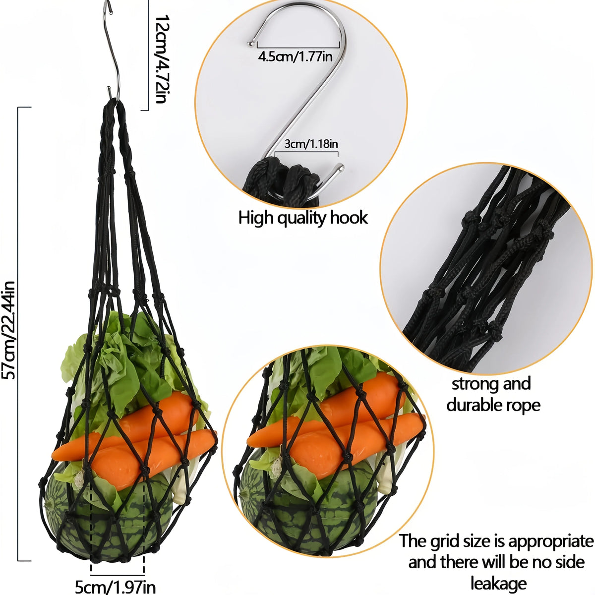 Hanging Poultry Feed Net Bag (2-Pack)