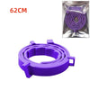 Purple adjustable waterproof pet collar for small dogs and cats