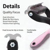 Double-Sided Stainless Steel Dematting Comb for Dogs and Cats
