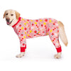 Cartoon Print Cotton Pajamas for Medium and Large Dogs