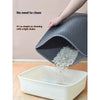Double-Layer Waterproof Cat Litter Mat with Non-Slip Backing