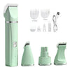4-in-1 Rechargeable Pet Grooming Kit with Dual-Speed Ceramic Blade