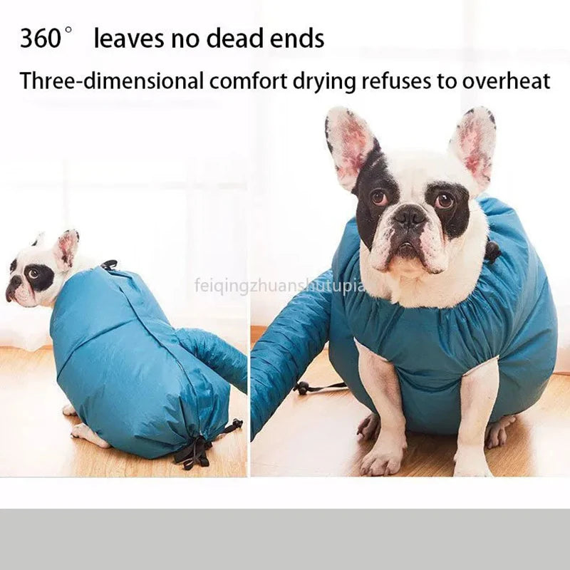 Foldable Pet Drying Bag for Dogs and Cats