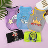 Breathable Mesh Pet Vest with Cute Cartoon Print