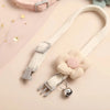Verstellbares Katzenhalsband mit Glocke und Schleife