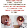 Adorable Flower Snap Clips for Baby Girls (Set of 6)
