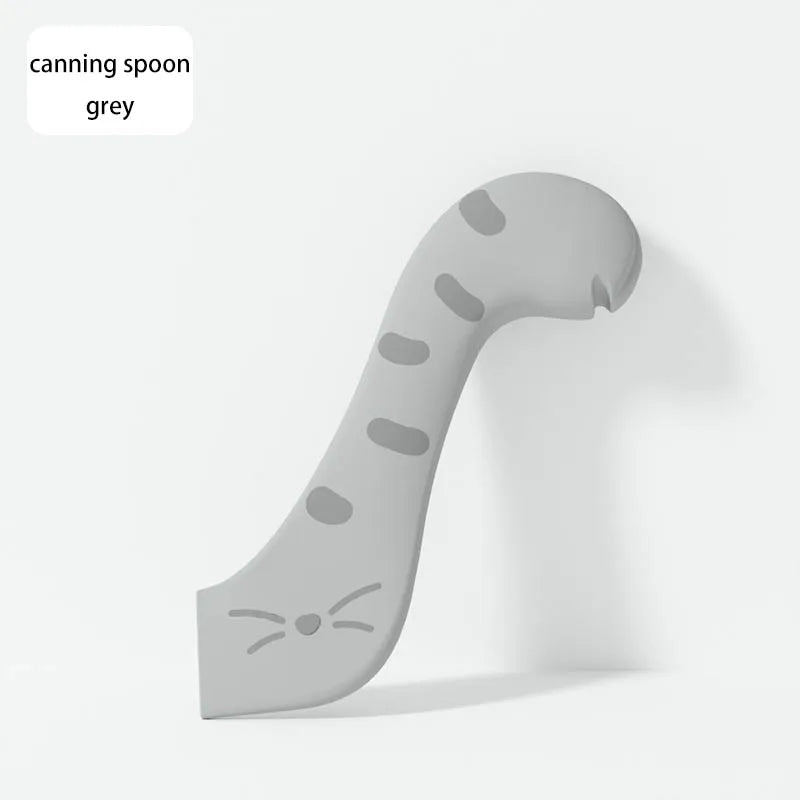 Silicone Pet Food Spoon with Airtight Can Lid