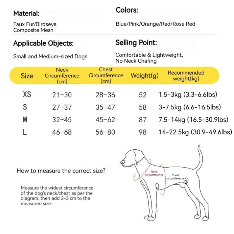 Striped Color-Block Dog Harness with Matching Leash