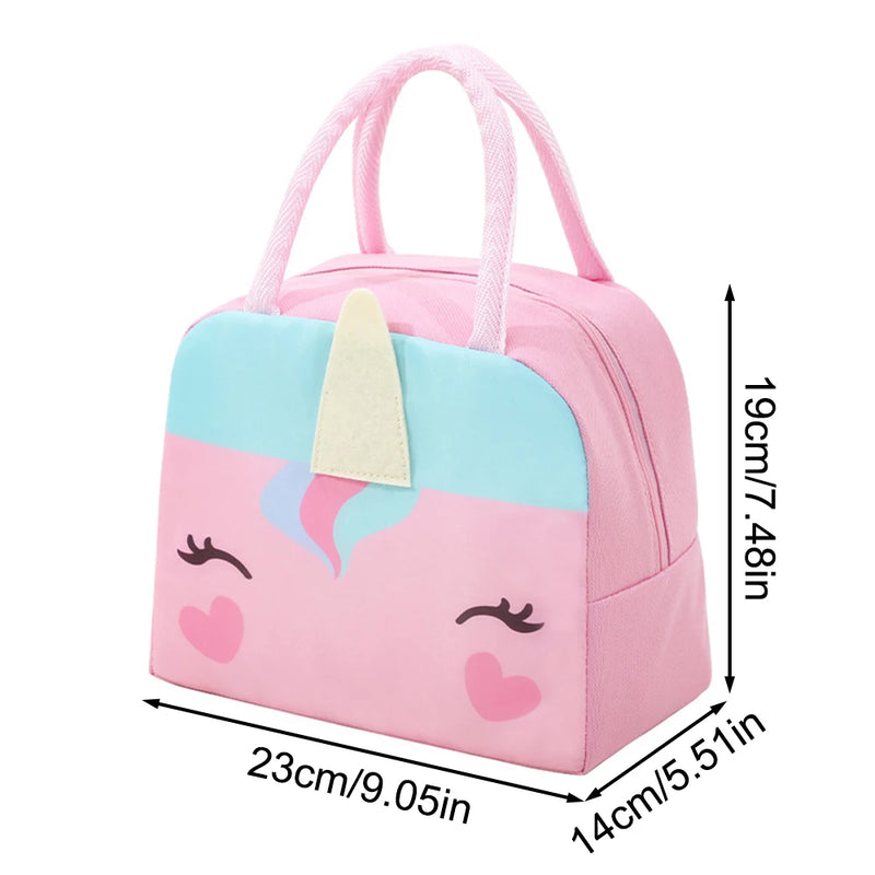 3D Cartoon Insulated Lunch Tote