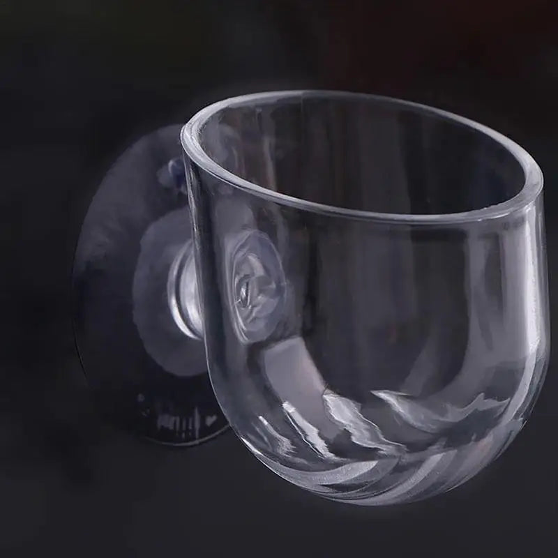 Acrylic Aquarium Plant Cup with Suction Holder