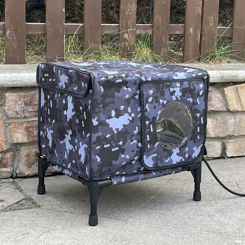 Abri Extérieur Chauffé et Imperméable pour Chat