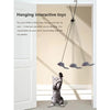 Interactive Door-Hanging Cat Toy with Mouse Teaser